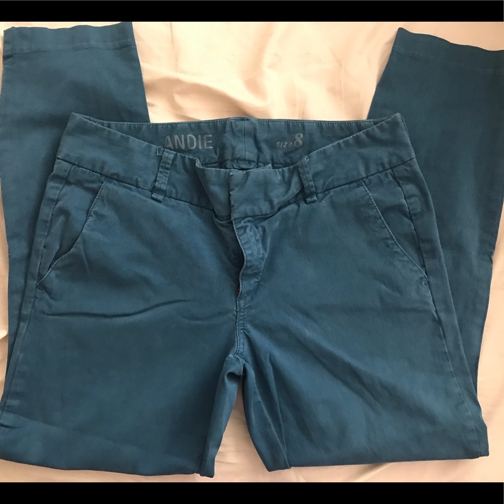 Jcrew Andie Chino in Teal size 8